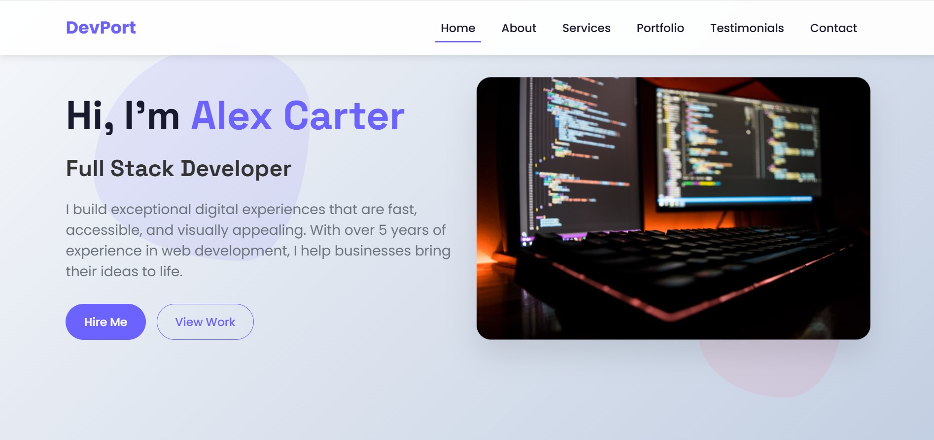 Developer Portfolio